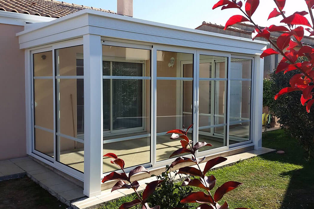 Veranda traditionnelle en aluminium de Parthenay Menuiserie 17